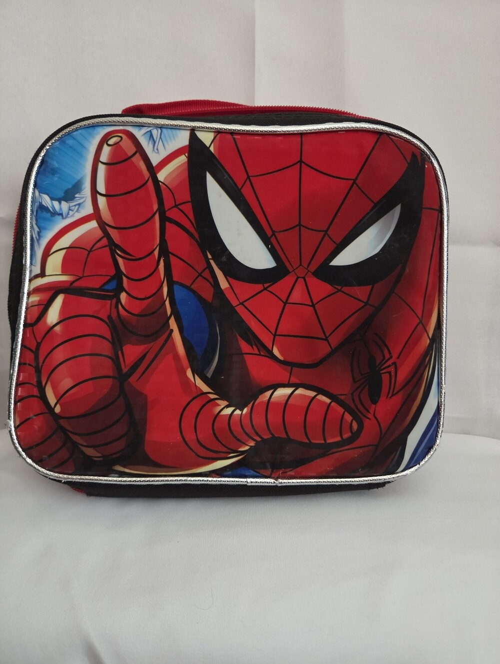 Marvel Spider-Man Red and Blue Kids Lunch Bag